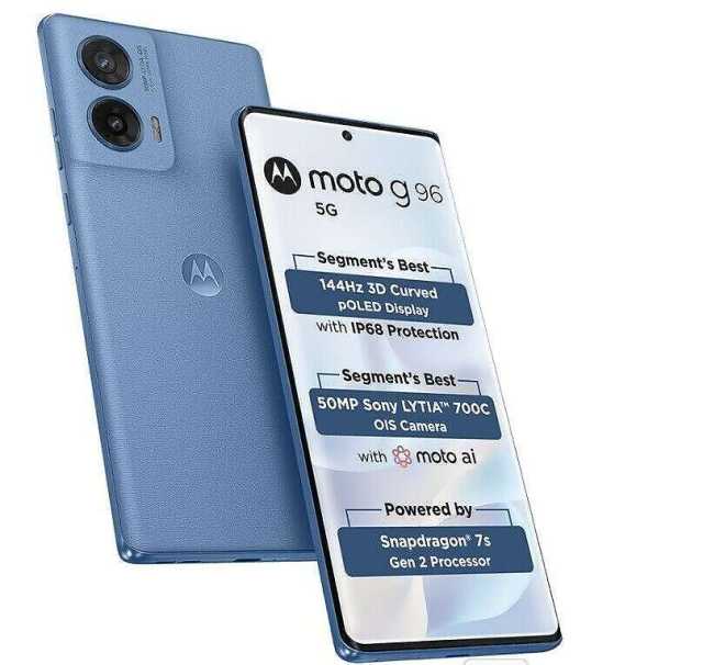 هاتف الأحلام بسعر مذهل: موتورولا تطلق Moto G96 بشاشة خرافية وبطارية تدوم طويلاً