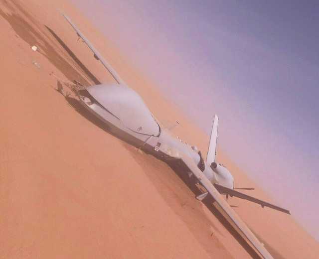 اسقاط طائرة مسيرة في مأرب
