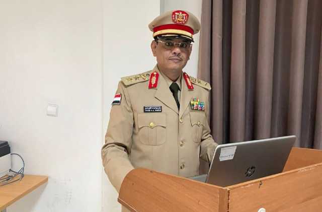 الماجستير بتقدير امتياز في العلوم العسكرية لقائد اللواء 143 العميد ذياب القبلي
