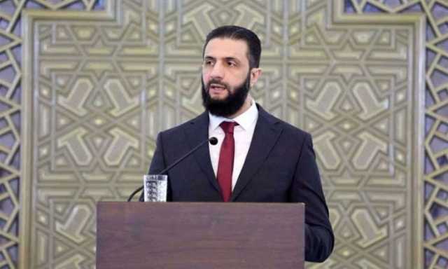احمد شرع يخاطب السوريين .. السلاح سيكون محتكرا بيد الدولة و سوريا لا تقبل القسمة فهي كلّ متكامل