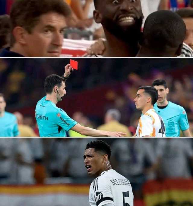 3 كروت حمراء حصل عليها لاعبو ريال مدريد في مباراة برشلونة.. هل رأيتموها؟