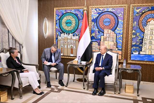 اشادة رئاسية بدعم هولندا ونقاش حول تداعيات التصعيد الحوثي بالبحر الأحمر