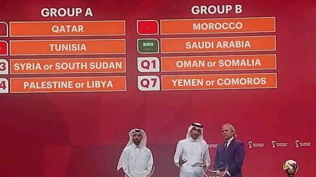 اليمن في مجموعة نارية بكأس العرب اذا فازت على جزر القمر.. تعرف على نتائج القرعة