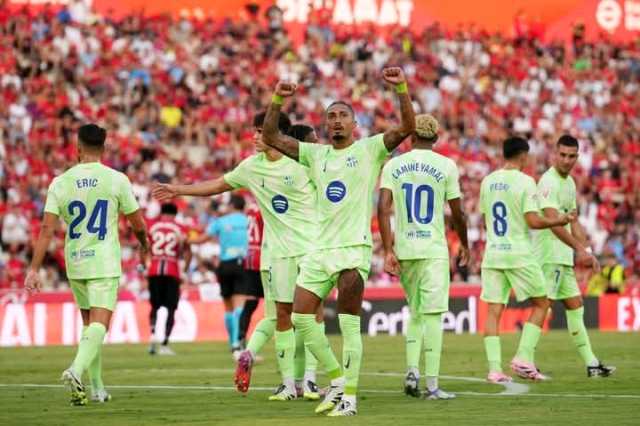 برشلونة يكتسح مايوركا في ليلة تألق فيها لامين