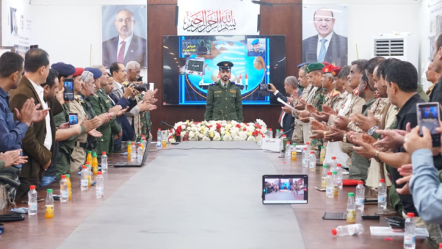 باسمير ينال الماجستير في العلوم العسكرية برسالة عن الجرائم الإلكترونية في اليمن