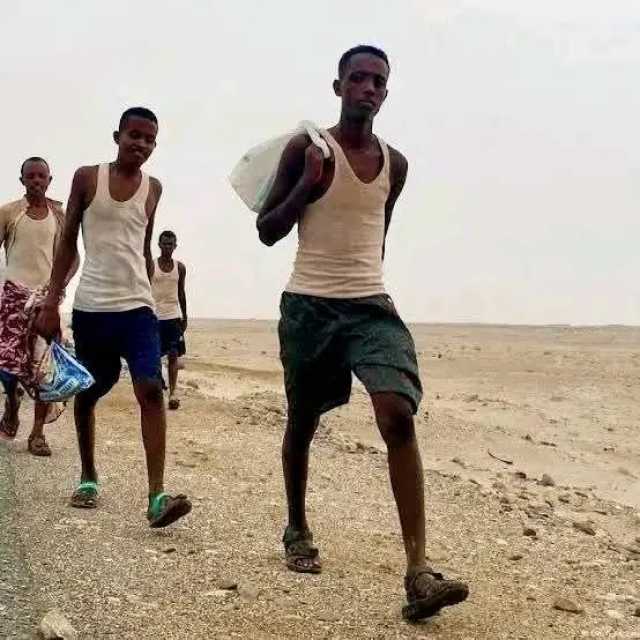 أعداد كبيرة من الأفارقة دخلوا اليمن خلال أكتوبر في أعلى معدل شهري منذ عام بنسبة زيادة 99%