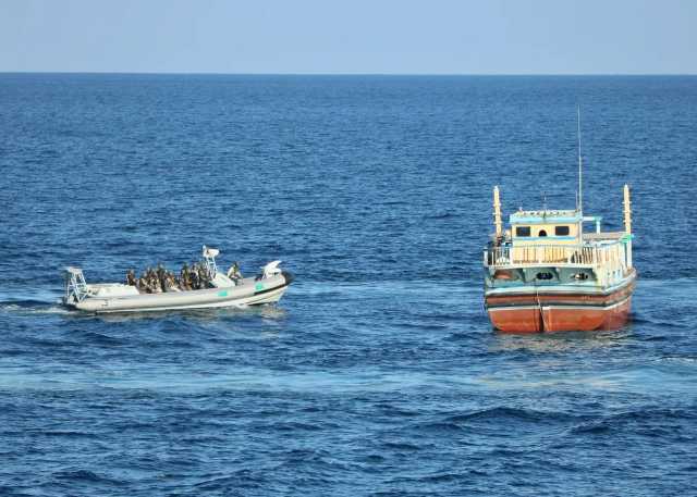 ضبط ومصادرة كمية كبيرة من المخدرات في بحر العرب تقدر قيمتها بـ 130 مليون دولار