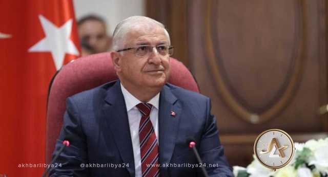 عقب تصريح “صالح” بقرب خروج المرتزقة الأتراك .. وزير الدفاع التركي يوضح أسباب إرسال قوات تركية إلى ليبيا