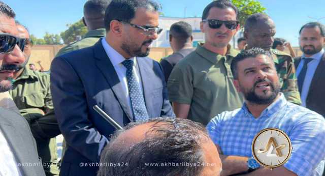 حماد يقف على حجم الأضرار بالمستشفى الليبي الدولي ببنغازي بعد الحريق