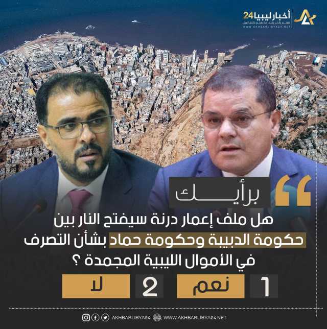 استطلاع | غالبية الآراء أكدت أن هناك مرحلة جديدة من الصراع حول إدارة أموال إعمار مدينة درنة بين الدبيبة وحماد