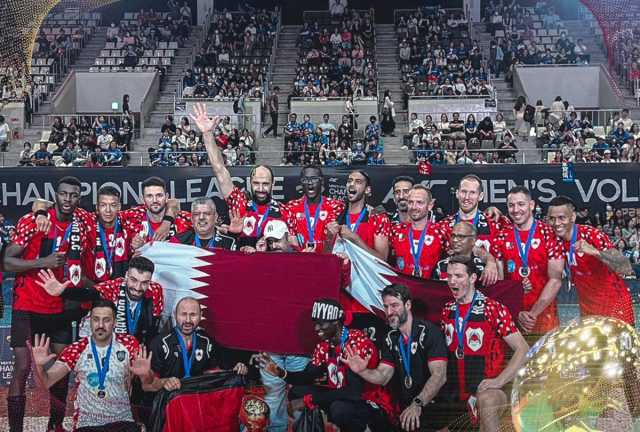 فريق الريان القطري يتوج بلقب دوري أبطال آسيا للكرة الطائرة 2025
