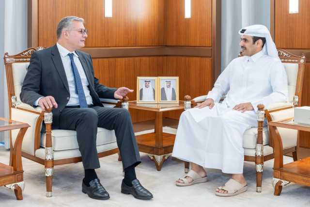 وزير الدولة لشؤون الطاقة يجتمع مع وزير البترول والثروة المعدنية المصري