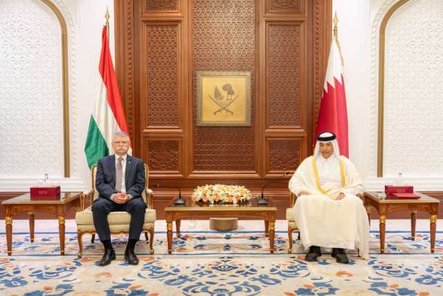 رئيس مجلس الشورى يجتمع مع رئيس البرلمان الهنغاري