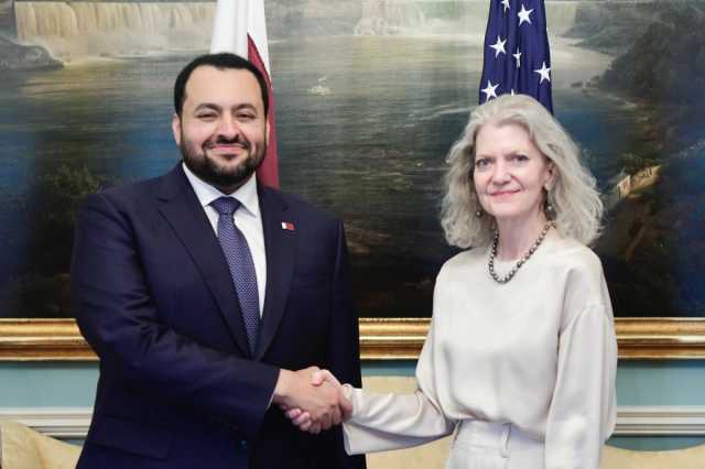 وزير الدولة بوزارة الخارجية يجتمع مع وكيل وزارة الخارجية للشؤون السياسية بالولايات المتحدة الأمريكية