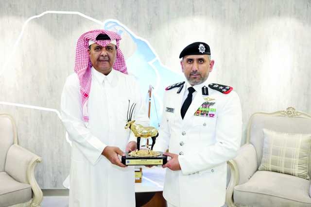 اللواء العطية يجتمع مع رئيس الاتحاد الرياضي الكويتي للشرطة