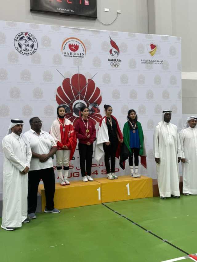 5 ميداليات ملونة لقطر في بطولة غرب آسيا للأشبال والبراعم للمبارزة بالبحرين