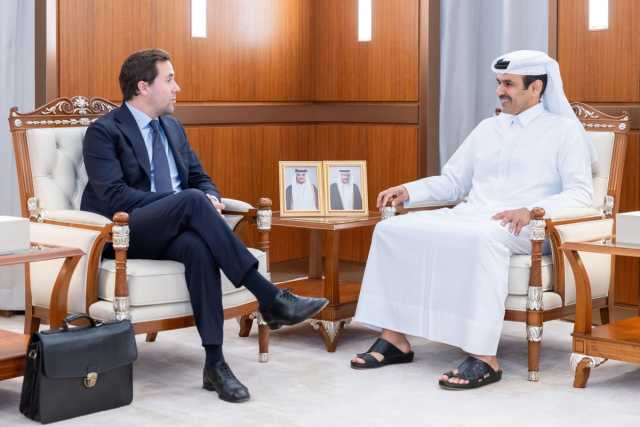 وزير الدولة لشؤون الطاقة يجتمع مع وزير التعاون الإنمائي الدولي والتجارة الخارجية السويدي