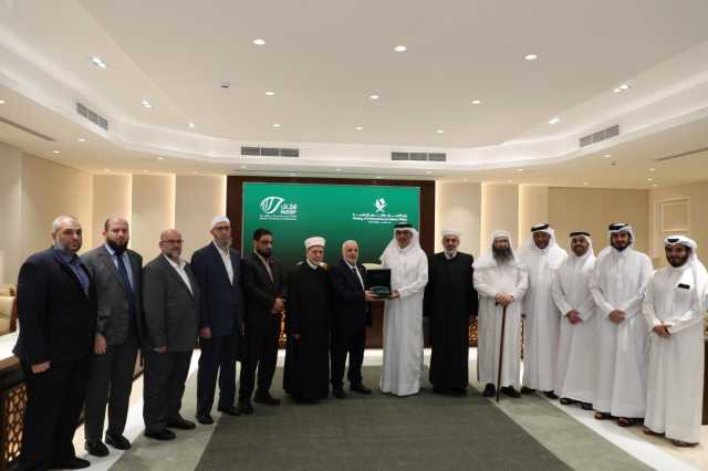 وزير الأوقاف السوري يزور الإدارة العامة للأوقاف