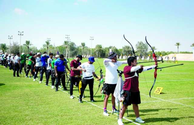انطلاقة قوية لبطولة غرب آسيا للقوس والسهم