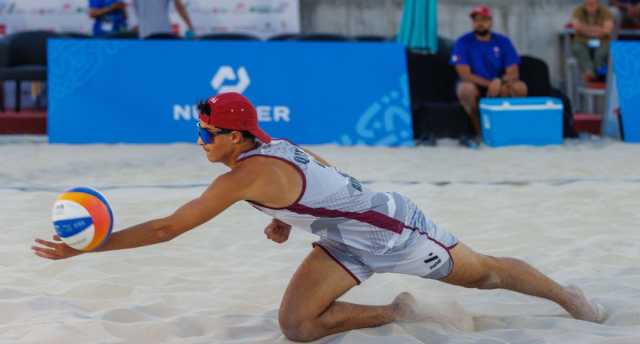 منتخب قطر للكرة الطائرة الشاطئية يفوز على نظيره المالديفي في دورة الألعاب الآسيوية للشباب