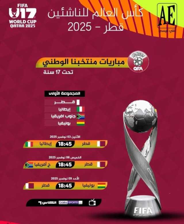 استعدادات مثالية لانطلاقة مونديال تحت 17 سنة.. 8 مباريات يوميا يستهلها العنابي بلقاء إيطاليا