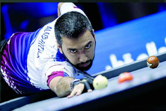 خسر في دور الـ64 أمام البولندي سزيوتشيك.. علي العبيدلي يودع مونديال البليارد