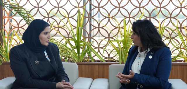 وزير الدولة للتعاون الدولي تجتمع مع وزيرة التنمية الاجتماعية الفلسطينية