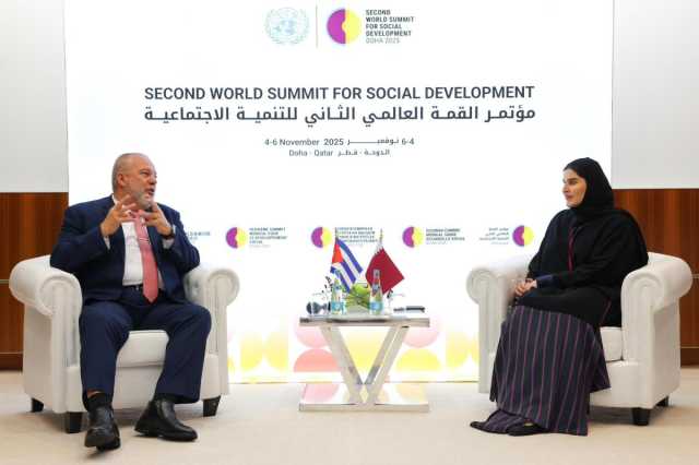 رئيس وزراء كوبا يجتمع مع وزير الدولة للتعاون الدولي