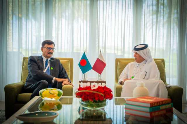 وزير الدولة للشؤون الخارجية يجتمع مع مستشار الشؤون الخارجية في بنغلاديش