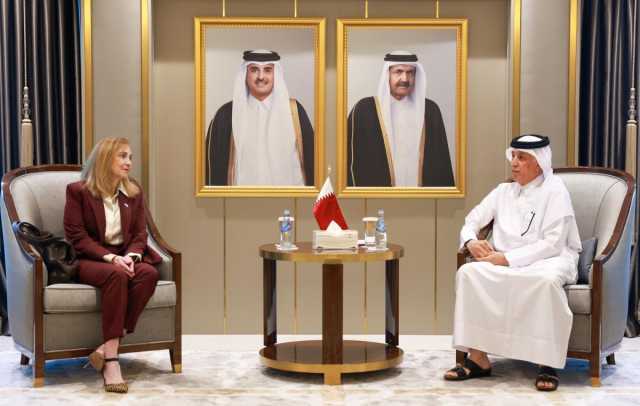 وزير الدولة للشؤون الخارجية يودع سفيرة هندوراس