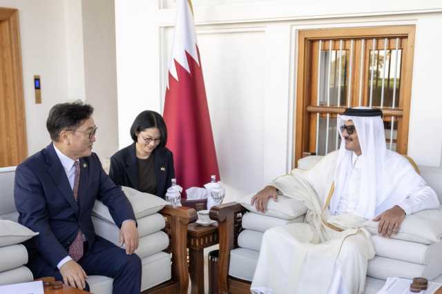 سمو الأمير يستقبل رئيس الجمعية الوطنية في كوريا