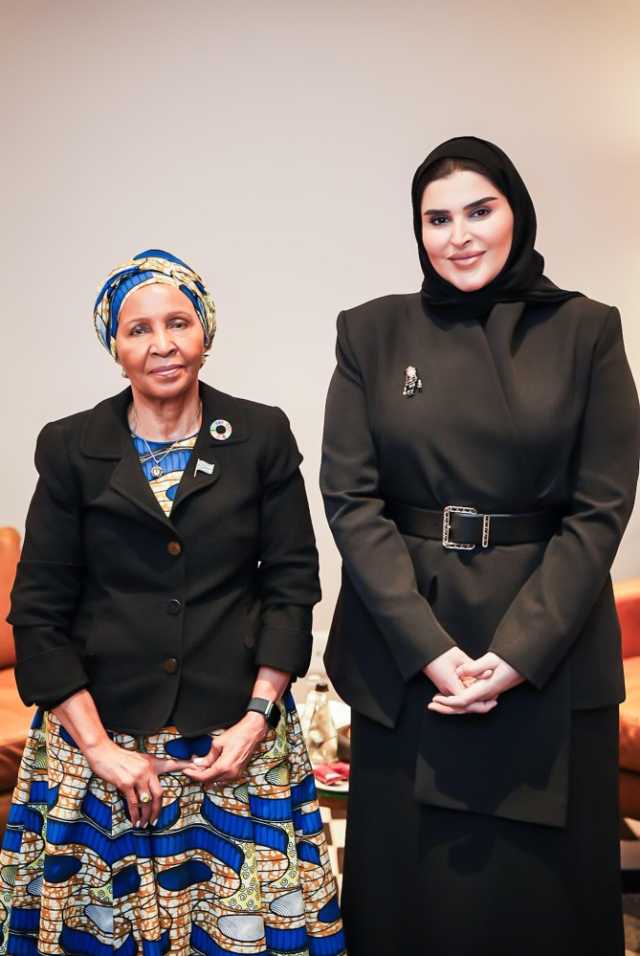 وزير الدولة للتعاون الدولي تجتمع مع رئيسة مؤسسة تنمية النساء