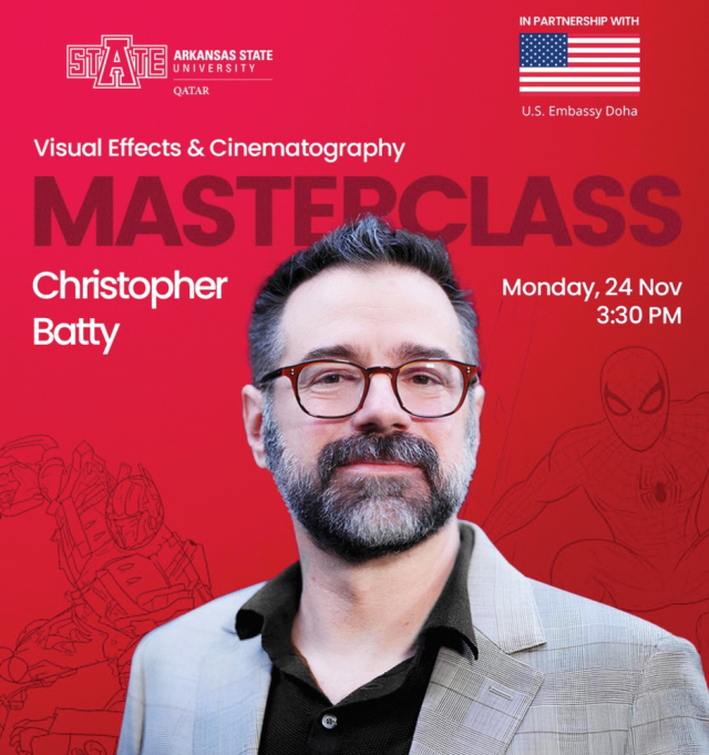 ضمن برنامج «معرض الأفلام الأمريكية».. خبير هوليوود كريستوفر باتي يزور الدوحة