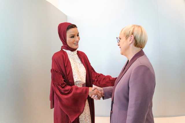  صاحبة السمو تجتمع برئيسة جمهورية سلوفينيا