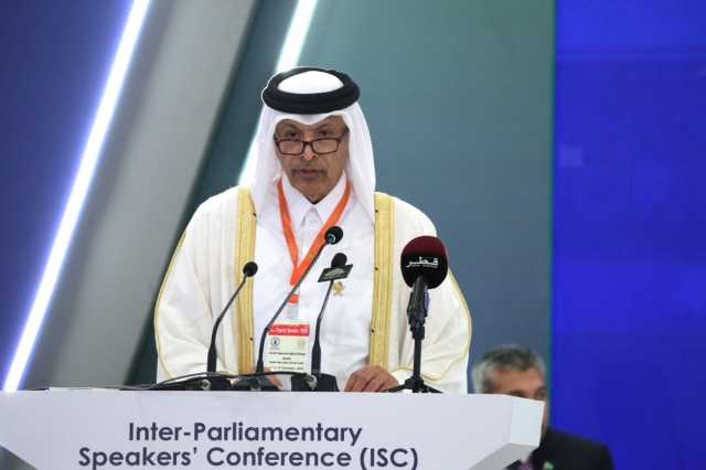 رئيس مجلس الشورى يؤكد أن السلام والأمن والتنمية ركائز ثابتة في السياسة الداخلية والخارجية لدولة قطر