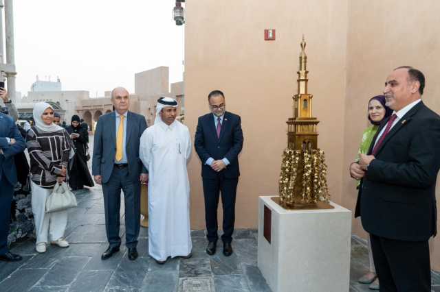 'كتارا' تدشن الركن السوري بمجسم لمئذنة العروس المستوحى من الجامع الأموي