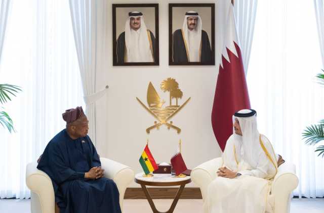 رئيس مجلس الوزراء وزير الخارجية يستقبل وزير خارجية غانا