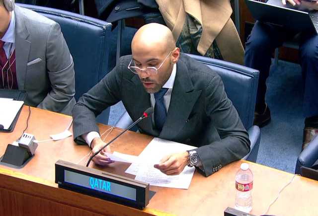 دولة قطر تؤكد أن الاحتلال الإسرائيلي يمثل انتهاكا صارخا لمبادئ القانون الدولي وميثاق الأمم المتحدة وقراراتها ذات الصلة