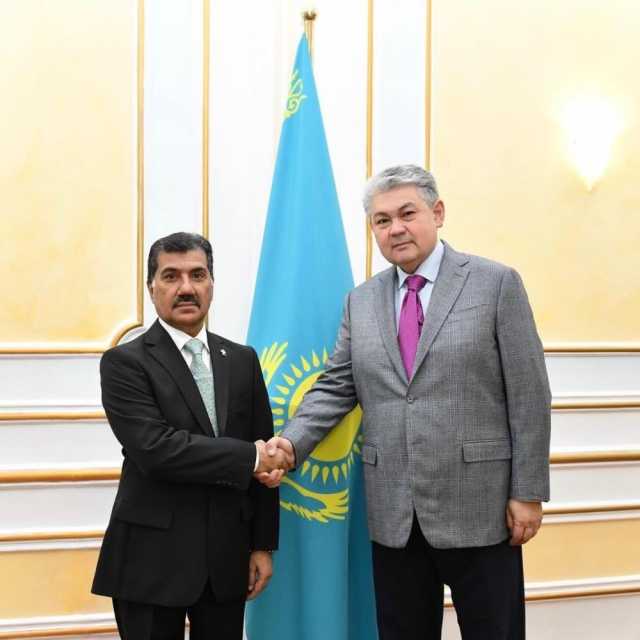 الأمين العام لوزارة الخارجية يجتمع مع وزير خارجية جمهورية كازاخستان