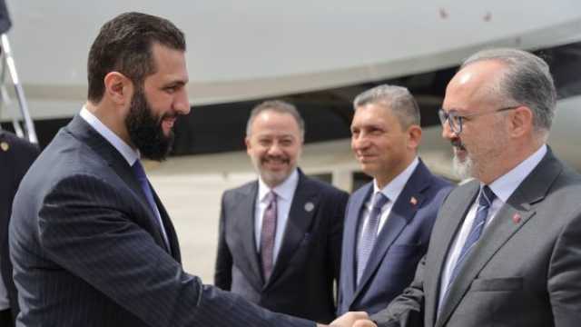 الشرع يصل تركيا للمشاركة في منتدى انطاليا الدبلوماسي