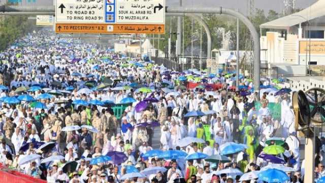 انخفاض بنسبة 90% من الإجهاد الحراري.. نفرة الحجيج