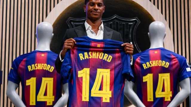 راشفورد يعرب عن سعادته بعد ظهوره الأول مع برشلونة