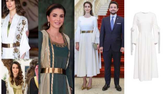 الأميرة رجوة بإطلالةفاخرة وبحزام الملكة رانيا في سنغافورة.. وهذا سعر إطلالتها