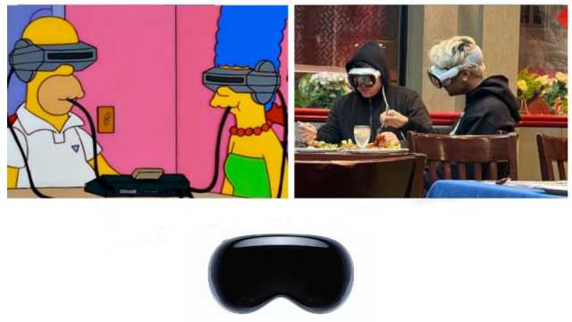 هل تنبأت عائلة سيمبسون بـ نظارة آبل فيجن برو - Apple vision pro