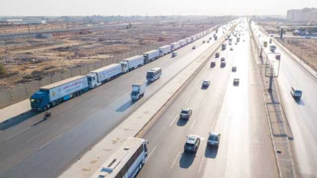 صندوق تحيا مصر يسير قافلة شاحنات إغاثةً لغزة