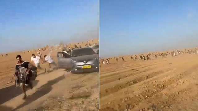 يوم القيامة.. هروب جماعي للمستوطنين من غلاف غزة (فيديو)