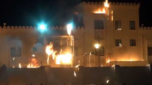 محاولة احراق السفارة الاسرائيلية في البحرين