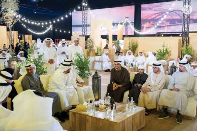 خالد بن محمد بن زايد: المجالس الرمضانية موروث عريق ينشر ثقافة التواصل المجتمعي