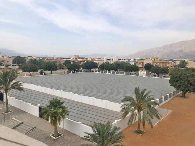 مصلى دبا الحصن جاهز لصلاة العيد