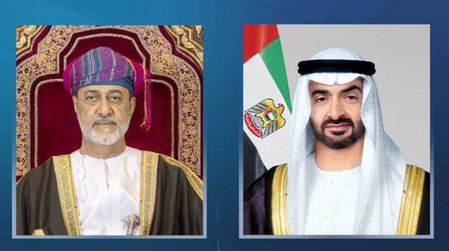 محمد بن زايد وسلطان عُمان يبحثان تعزيز العلاقات الأخوية والعمل المشترك